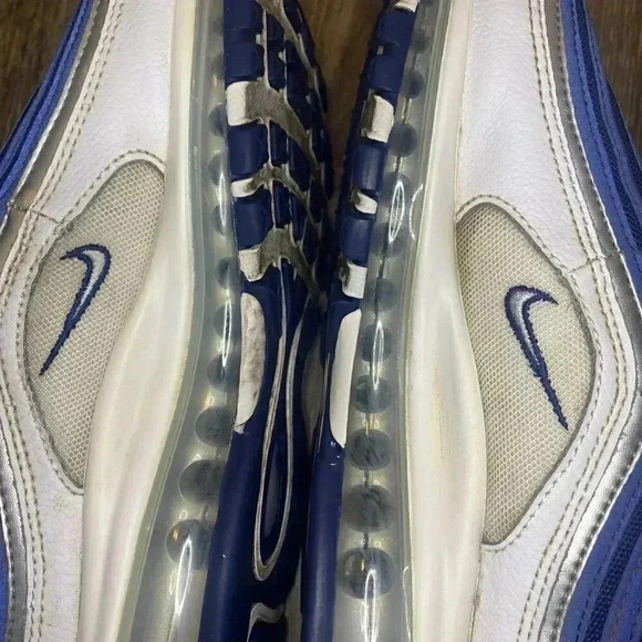 Mens Nike Air Max 97 Blue and White - 8.5 - Picture 3 of 11